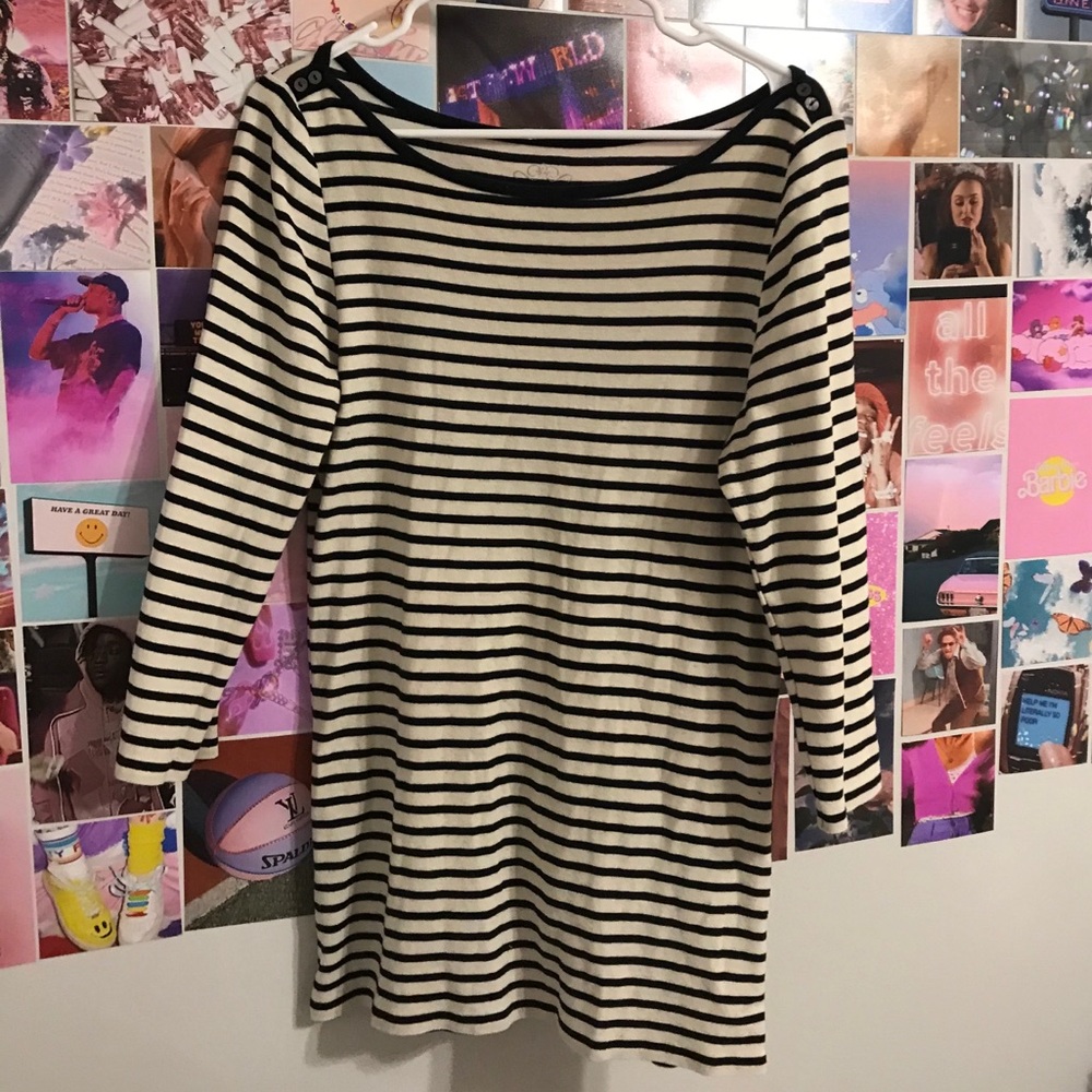 Striped Knit Sweater